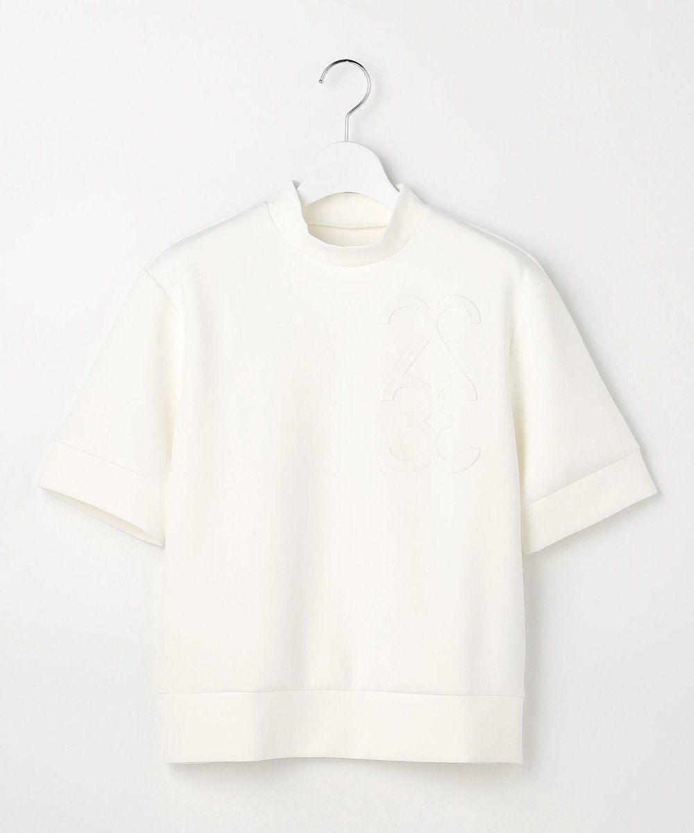 23区GOLF 【WOMEN】ライトダンボールストレッチモックネック 