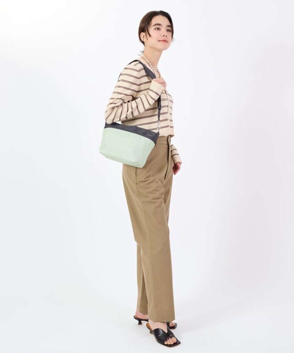 LeSportsac SMALL BUCKET BAG/フロスティグリーン/サンダー 