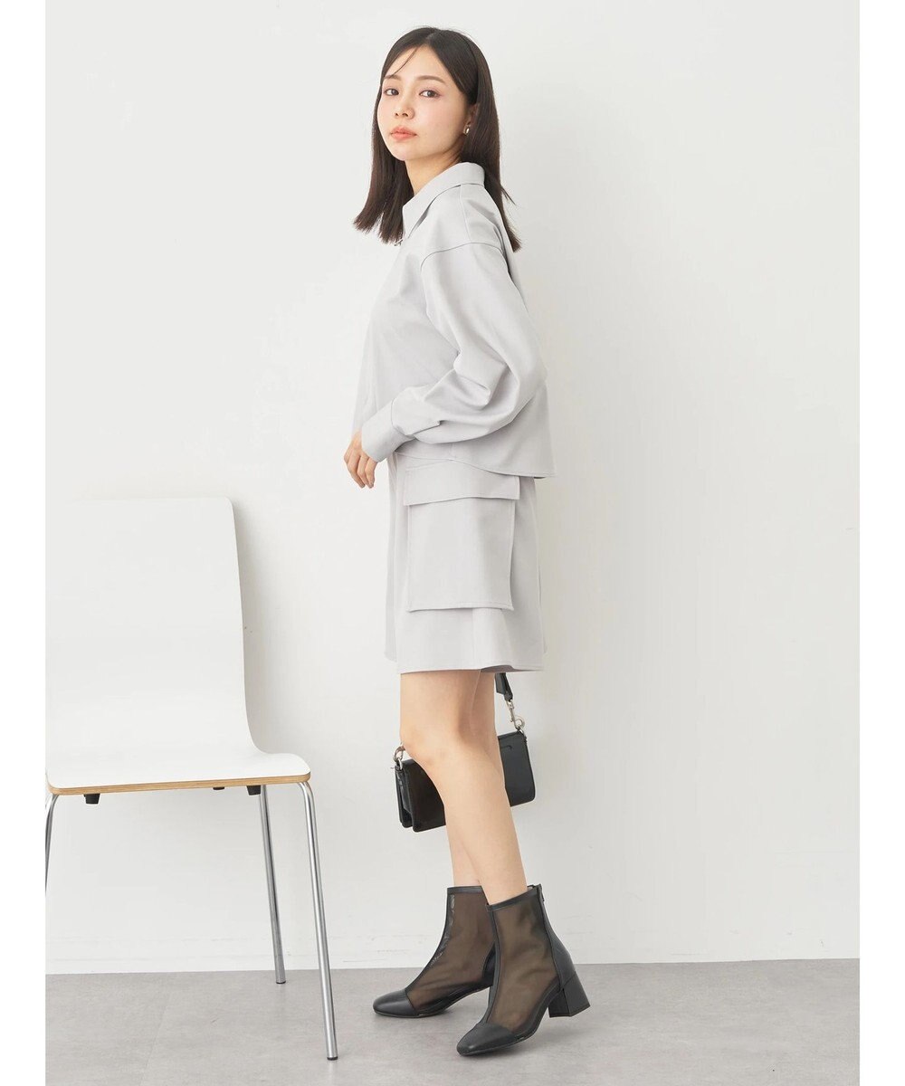 earth music&ecology デザインポケットショートパンツ 