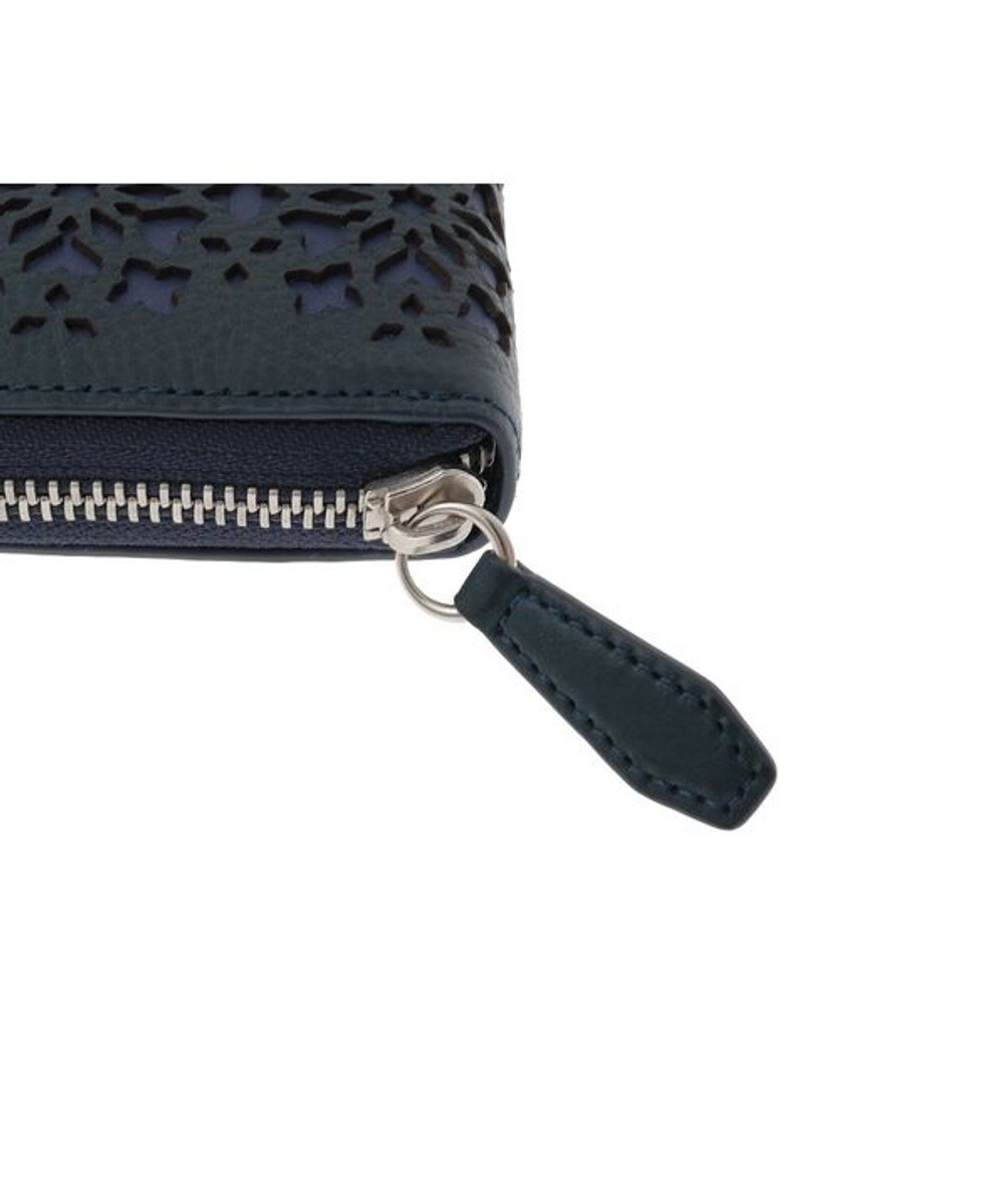 genten カレイド ラウンド長財布 