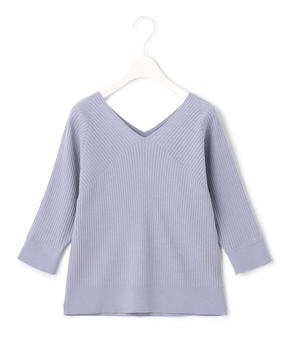 ICB 【洗える】コットンポリエステルリブ プルオーバー 