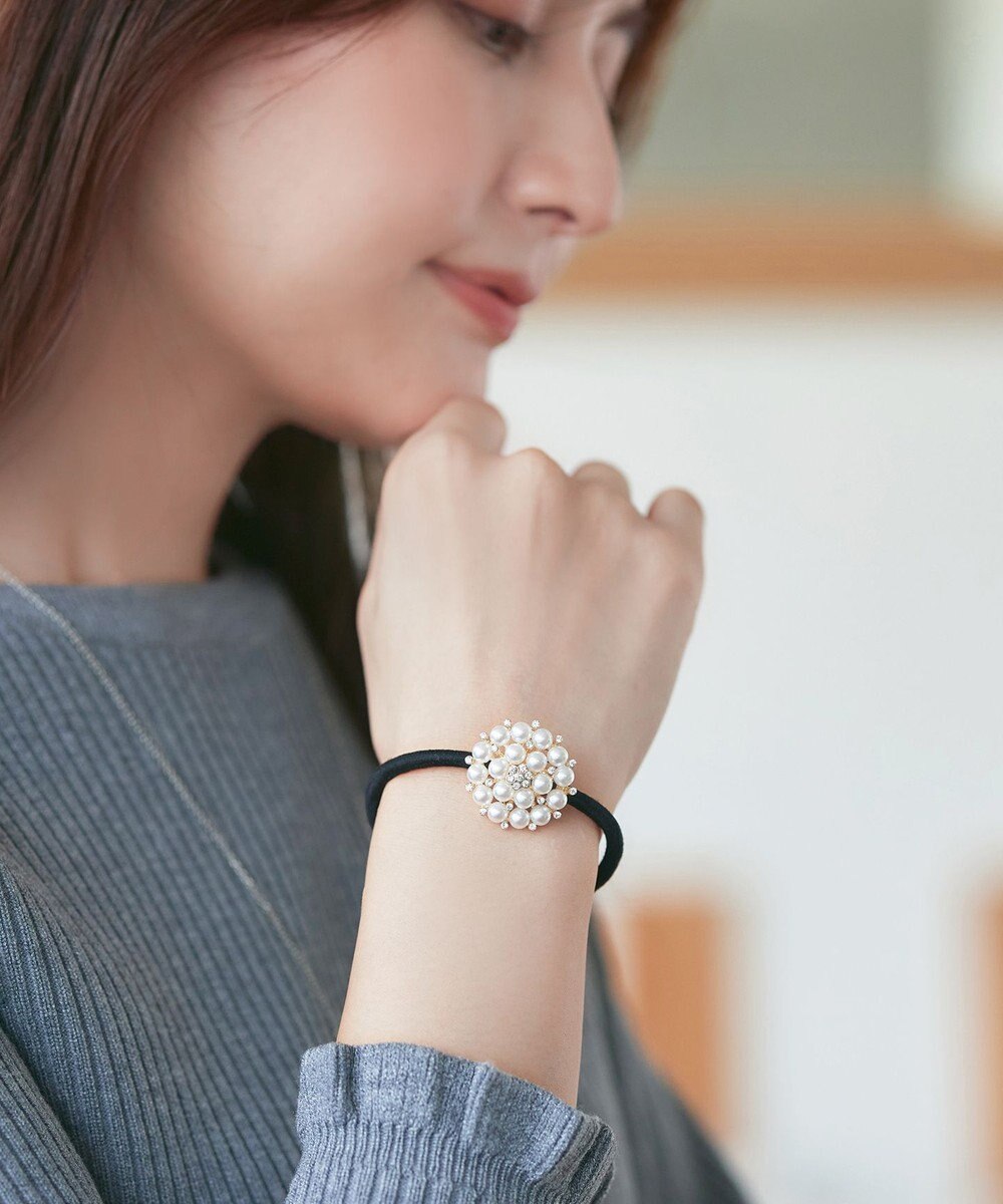 Tiaclasse サークルパールブーケゴム 