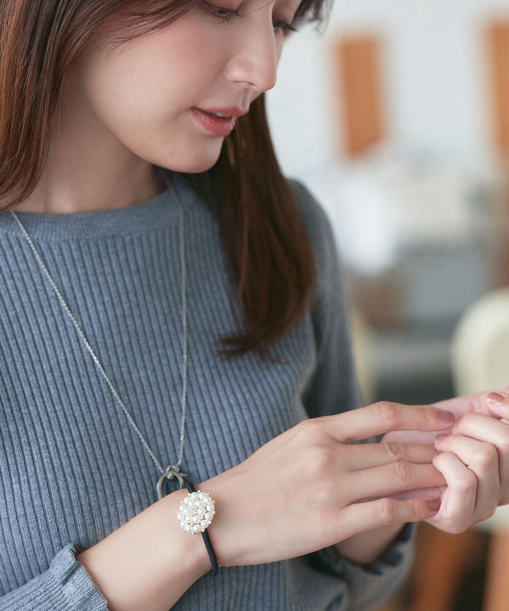 Tiaclasse サークルパールブーケゴム 