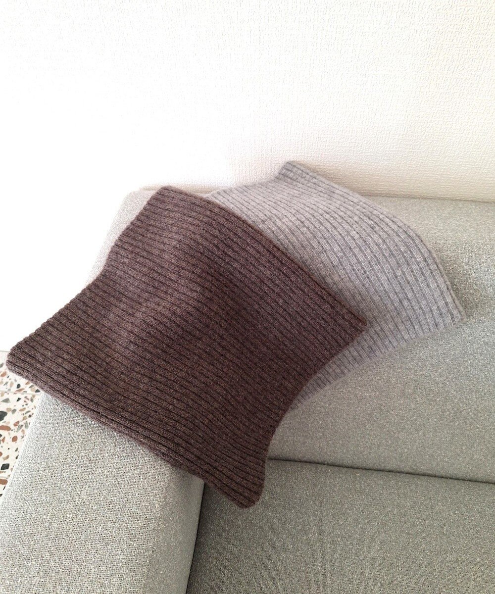 TOQUE 〈大草直子さんアドバイザー〉ベビーアルパカ×ウール縮絨ニットネックウォーマー 