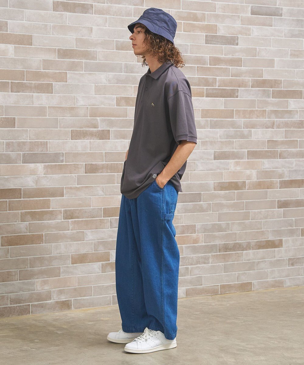 J.PRESS YORK STREET 【UNISEX】ブルドックワンポイント ポロシャツ 