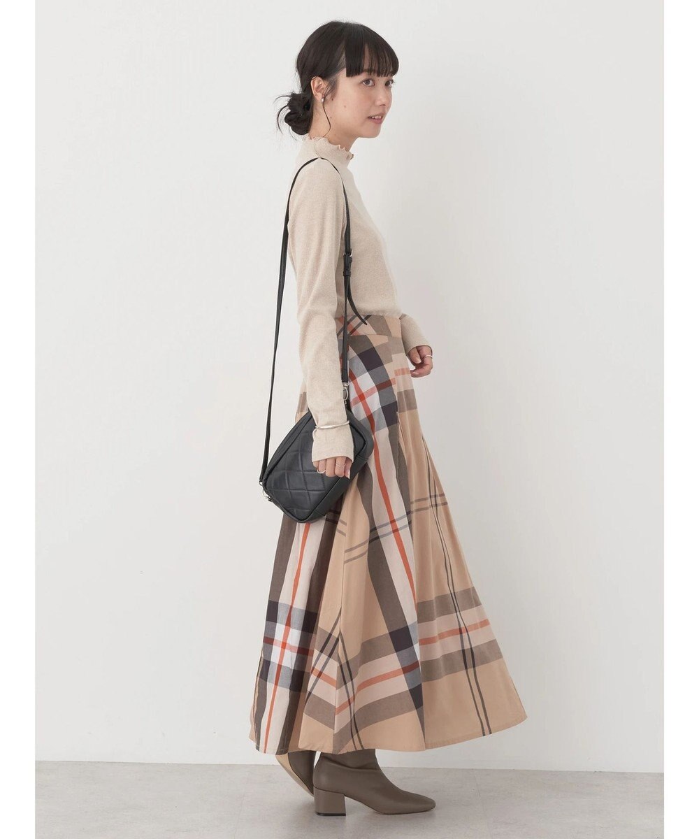 earth music&ecology ラメテレコハイネックプルオーバー 