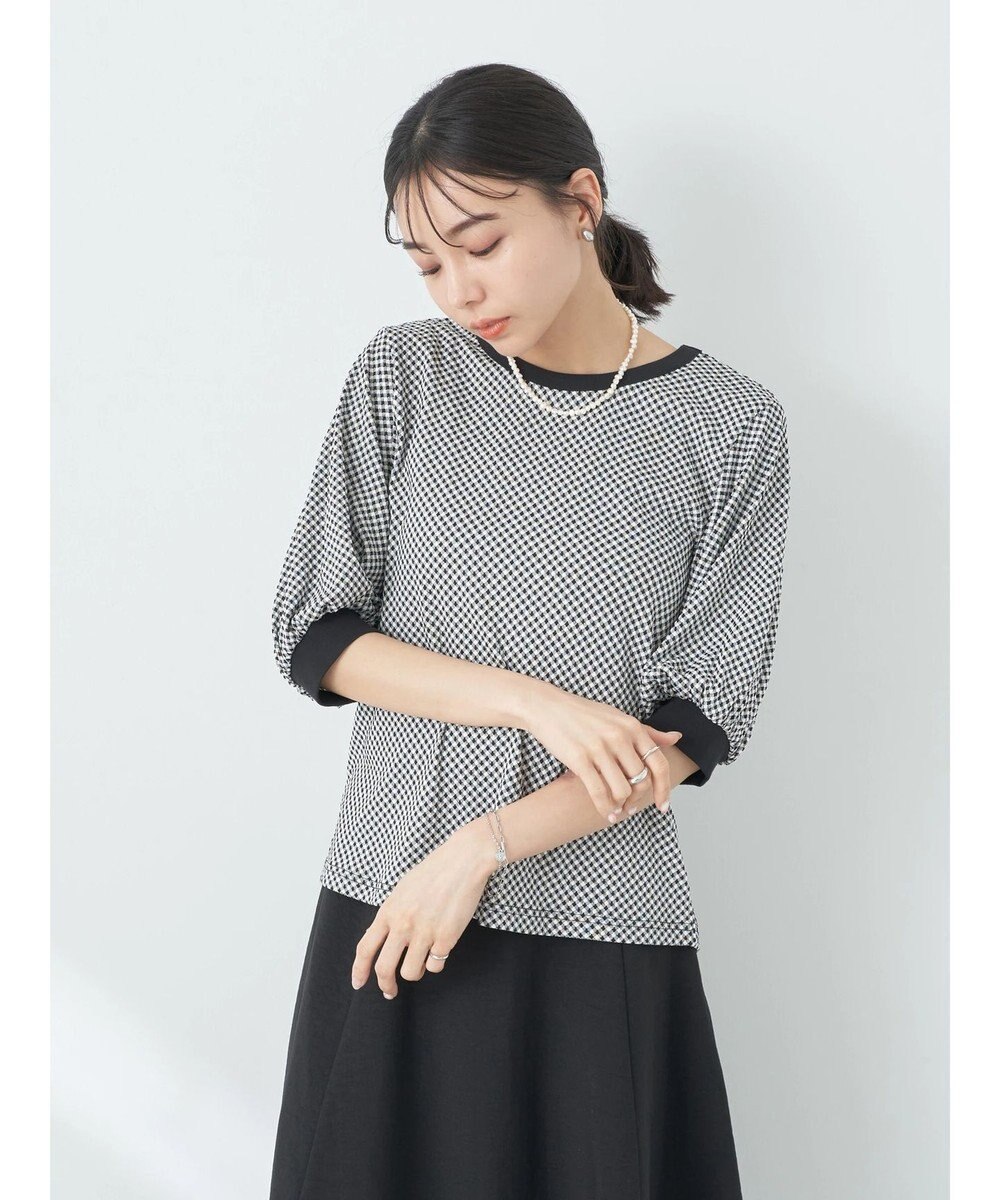 earth music&ecology ギンガムパフＴＥＥ 