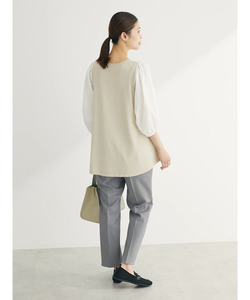 Green Parks ベスト風ドッキングニットプルオーバー 