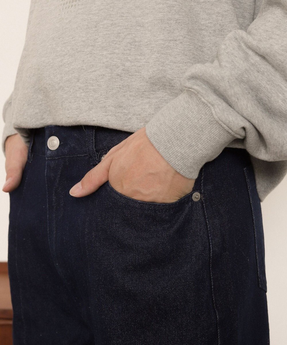 WEGO センタータックバギーフレアデニム 