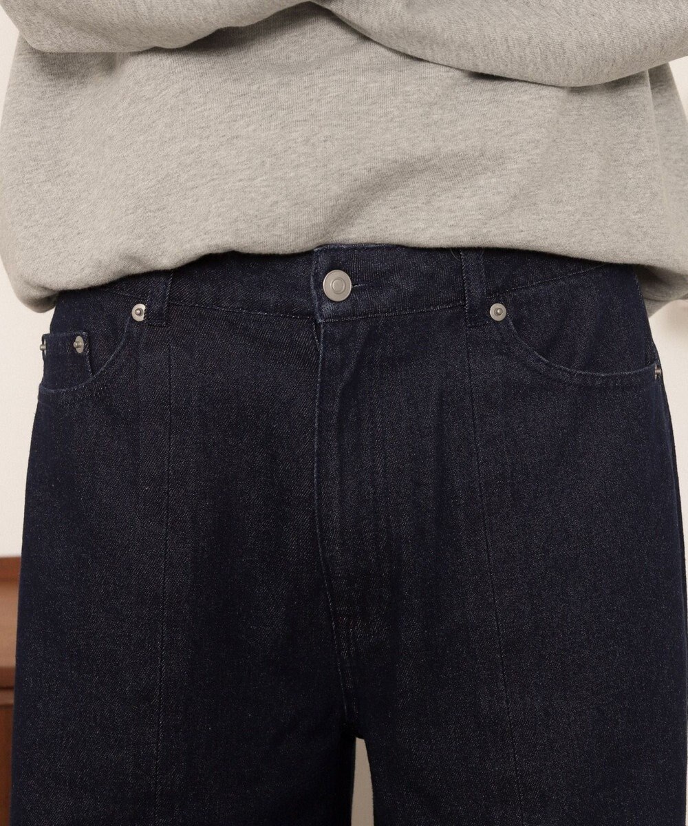 WEGO センタータックバギーフレアデニム 