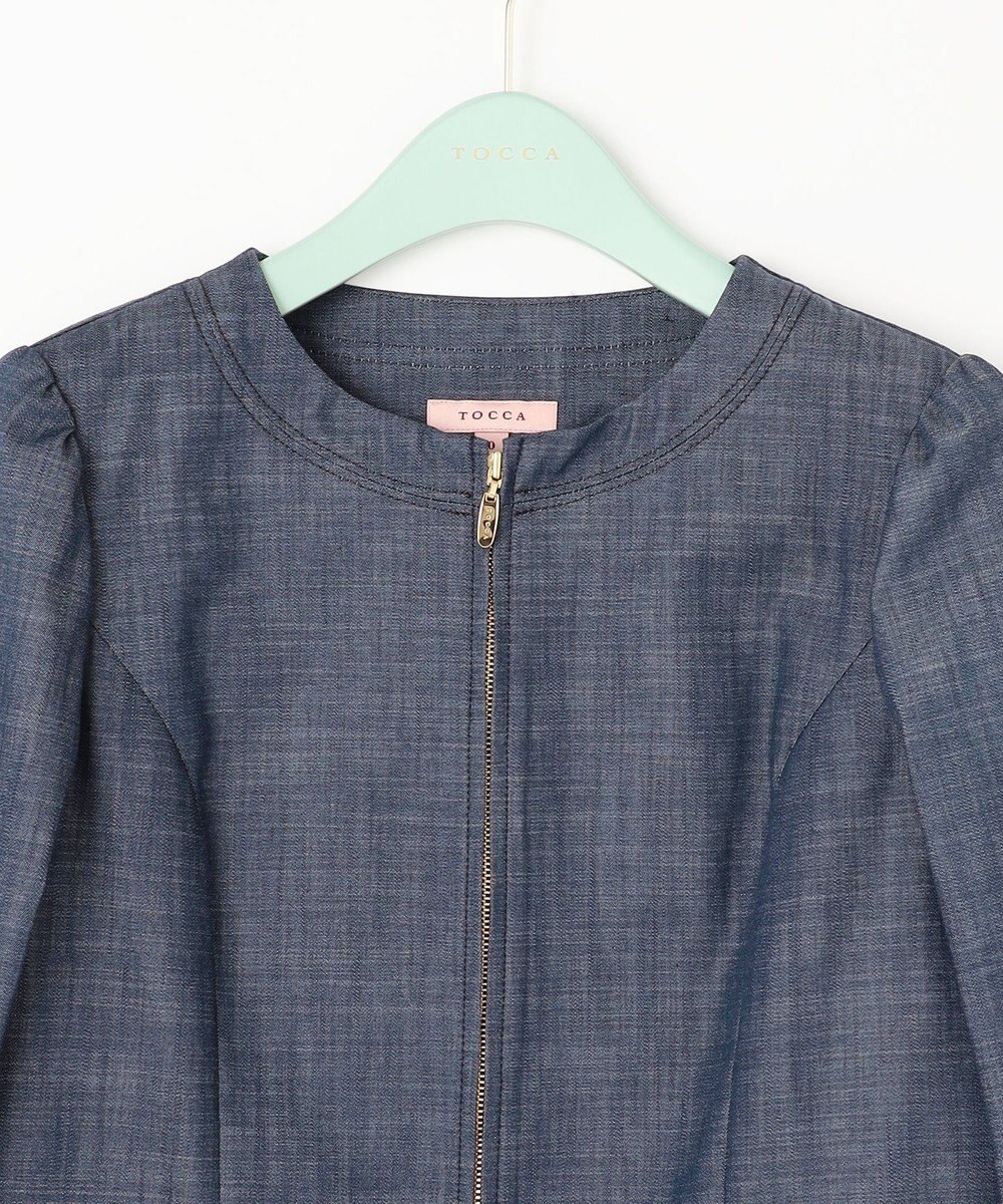 TOCCA 【消臭＆洗える！】SQUERE DENIM JACKET デニムジャケット 