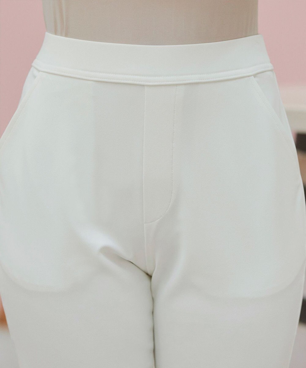 Tiaclasse L 【日本製】ドライモーメント裾スリットパンツ 