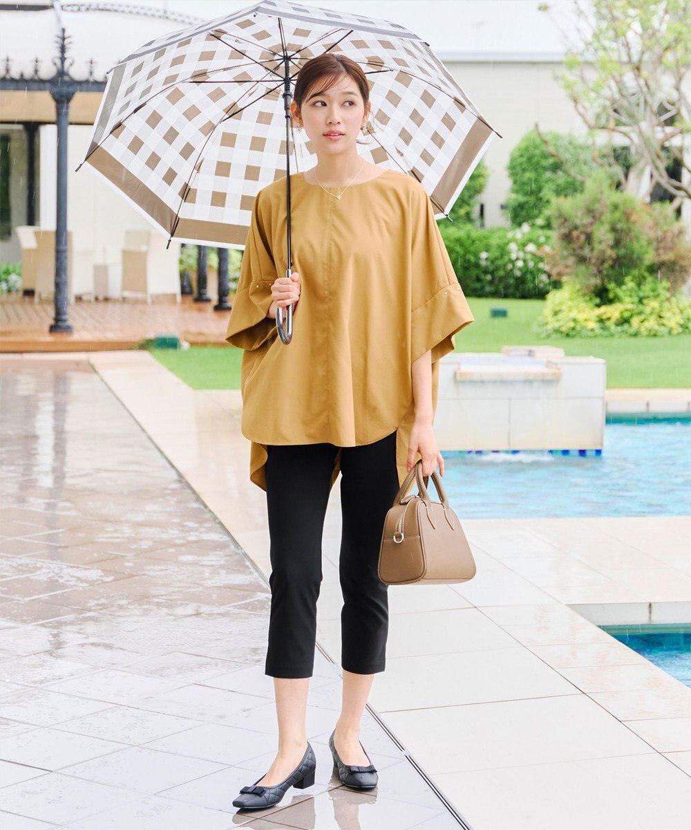 Tiaclasse L 【日本製】ドライモーメント裾スリットパンツ 