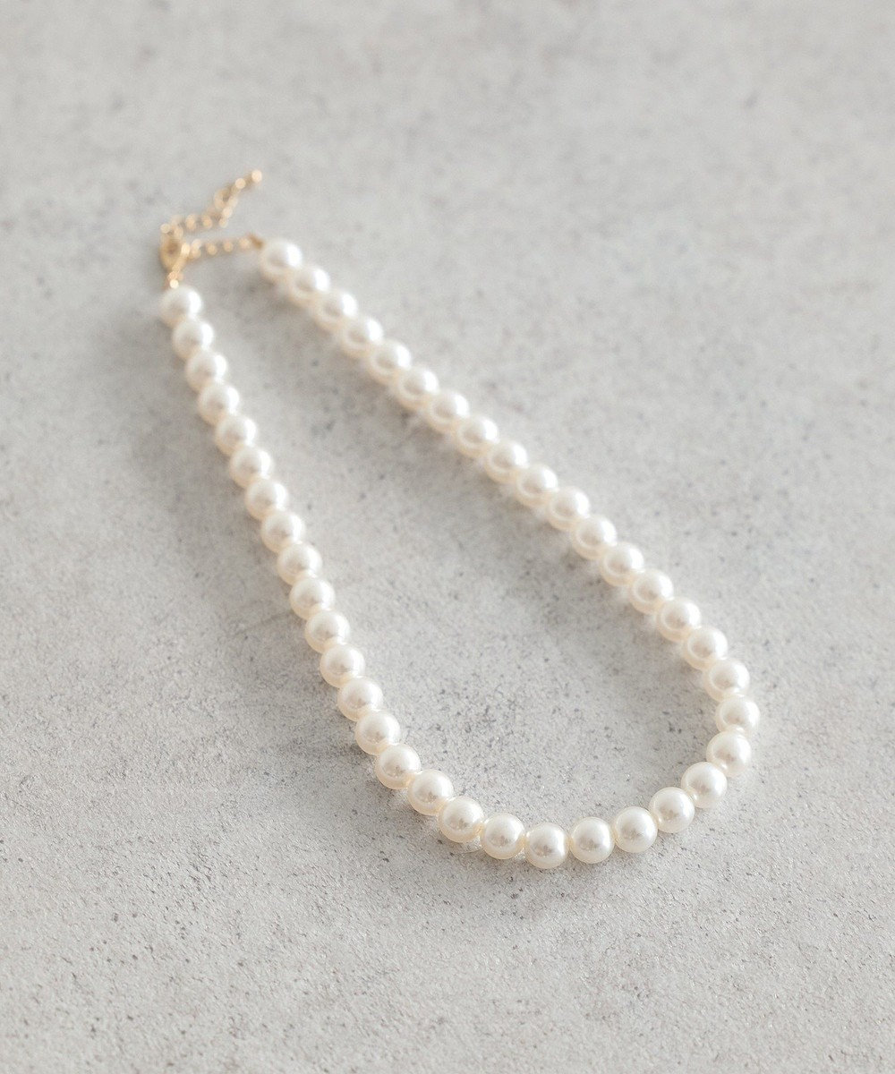 earth music&ecology パールショートネックレス 