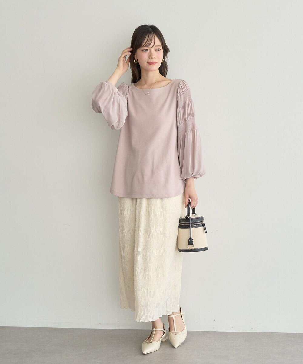 earth music&ecology マジョリカプリーツプルオーバー 