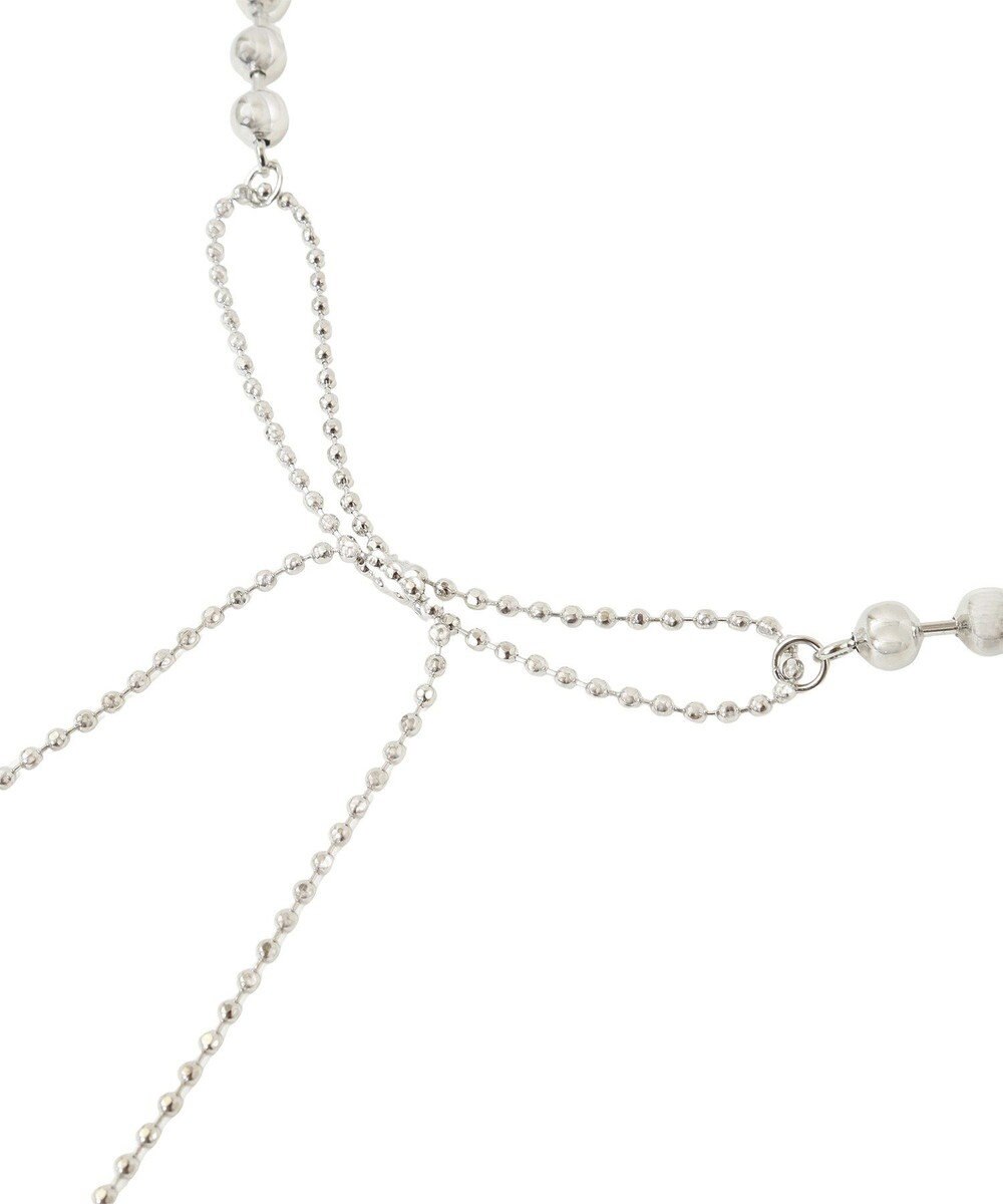 Green Parks ・ＨＡＬＦ　ＴＩＭＥ　ボールチェーンリボンネックレス 