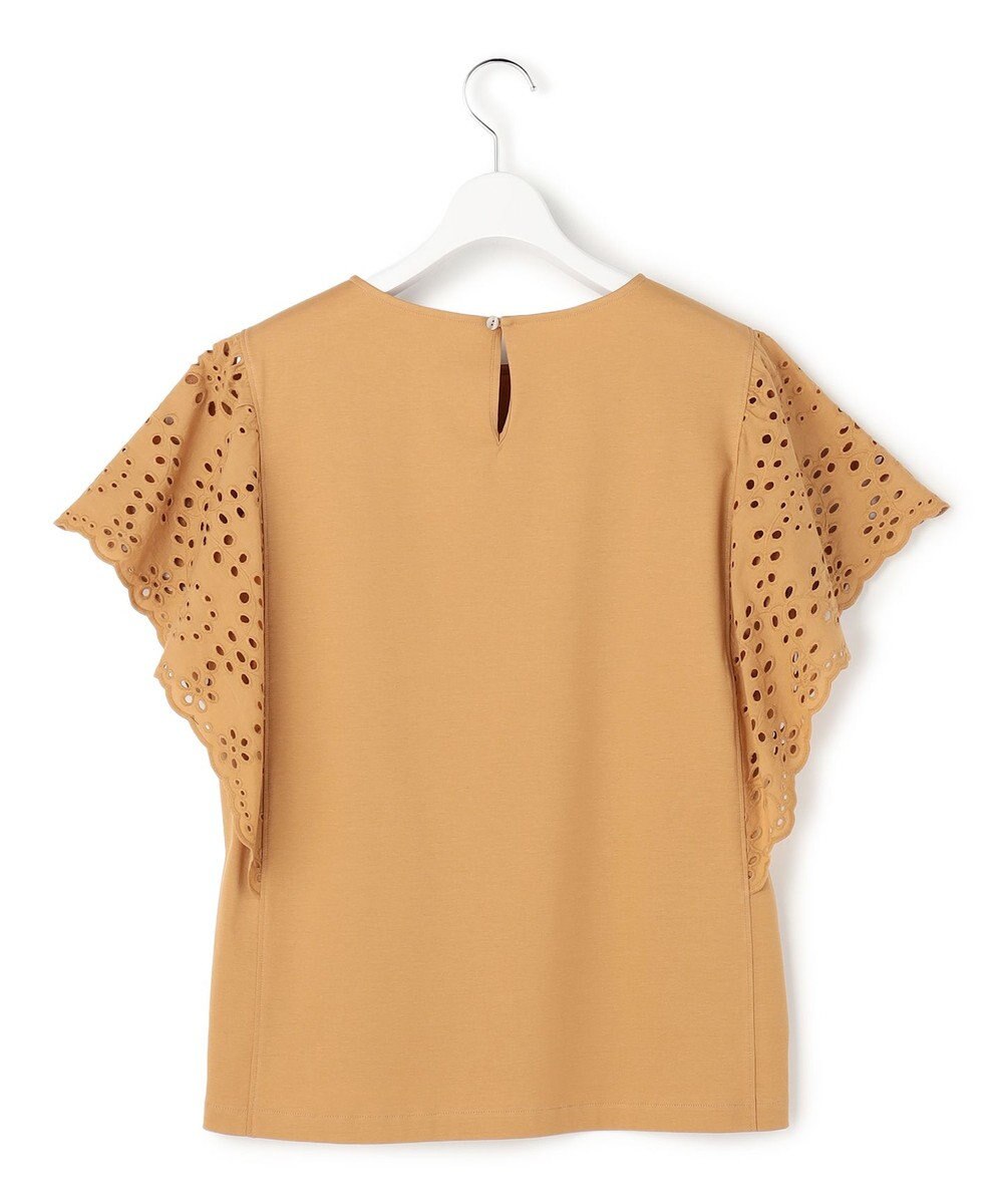 23区 【先行予約】カットワークエンブロイダリー デザインスリーブ トップス 