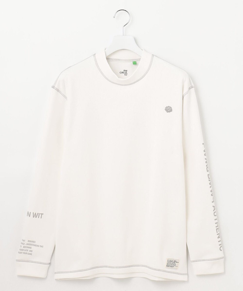 PW CIRCULUS 【裏起毛/防寒】【MEN】ステッチポイント モックネック 