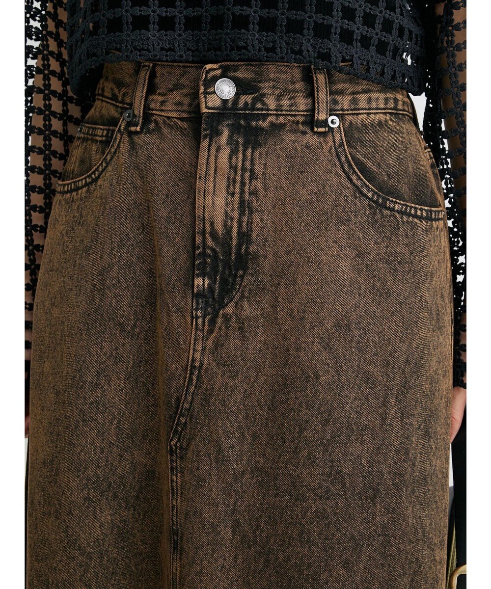 Green Parks ・ＳＵＧＡＲ　ＳＰＯＯＮ　カラーデニムスカート 