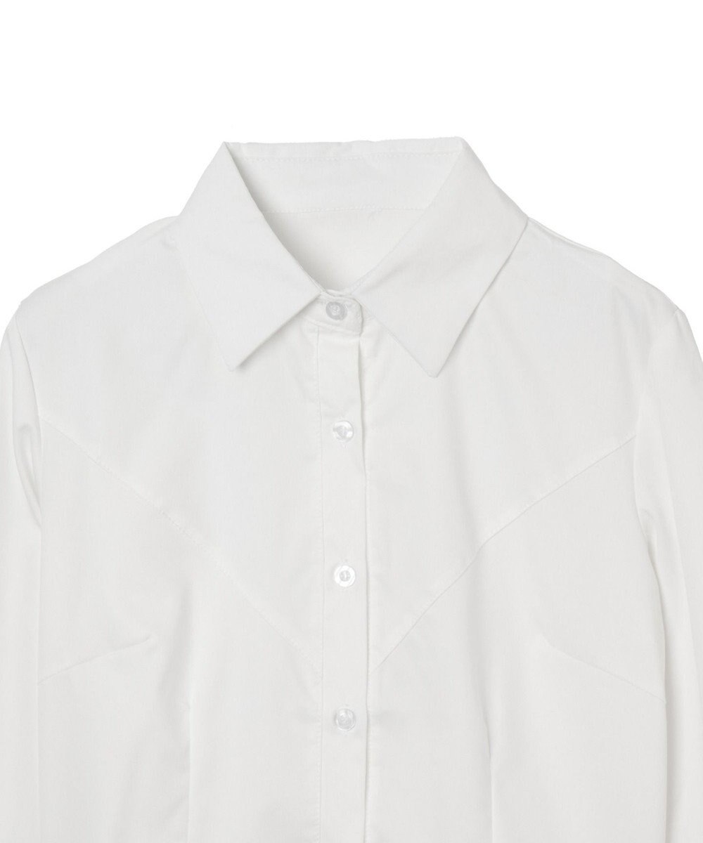 WEGO 【SCHOOLITEM】スクールプリンセスシームフィットシャツ 