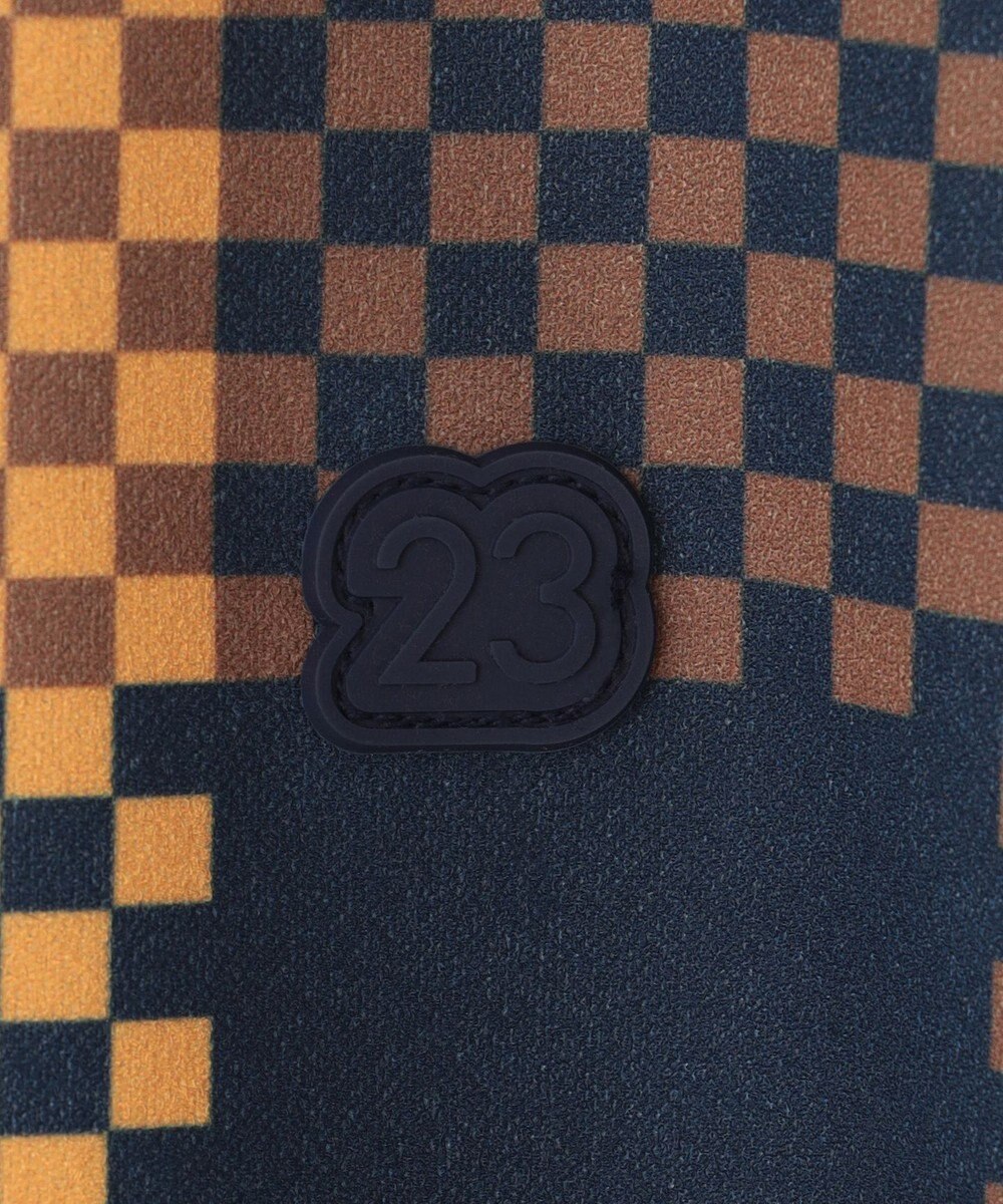 23区GOLF 【MEN】【吸水速乾・UVケア】 チェック柄プリント 長袖シャツ 