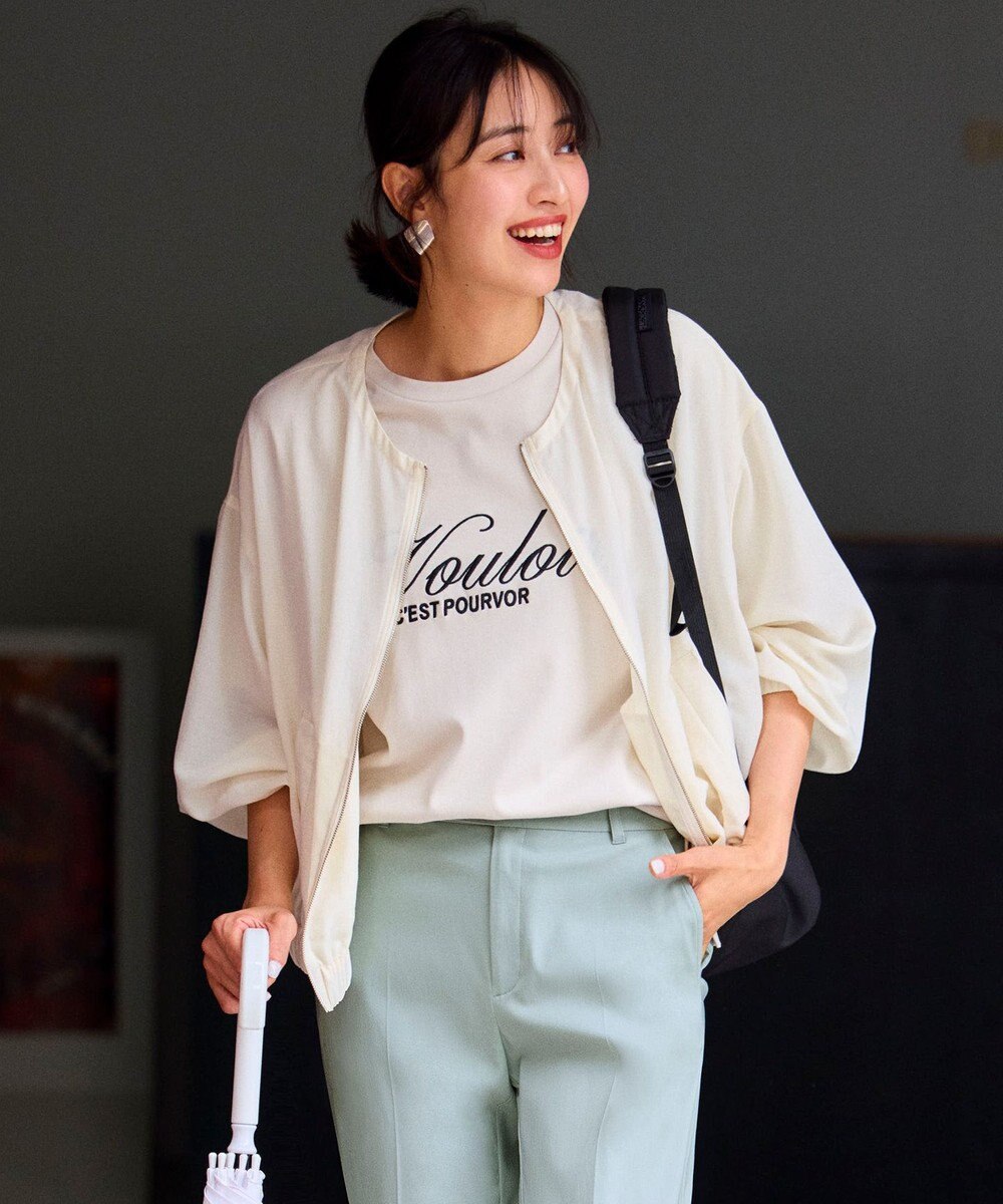 UNFILO BEAUTY FORM-Tコットン ロゴ半袖T 