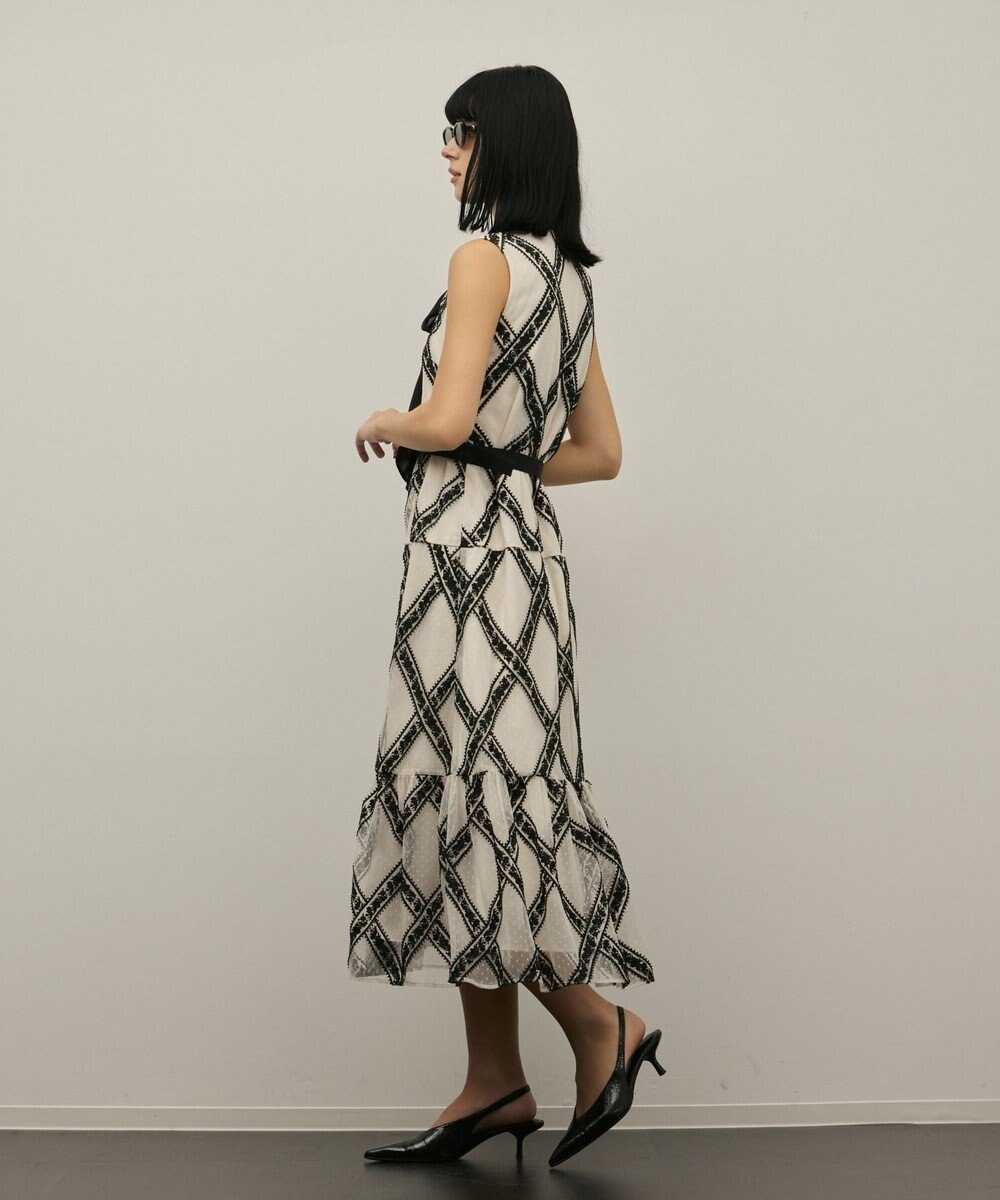 GRACE CONTINENTAL チュールレースワンピース 