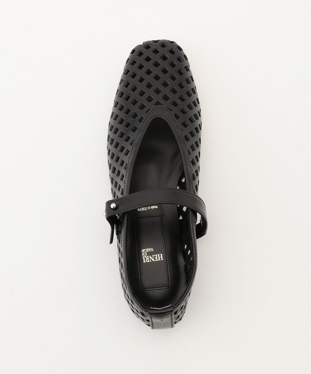 BEIGE， 【一部店舗限定】HENRI EN VARGO / MATHILDE パンチングレザーメリージェーン 