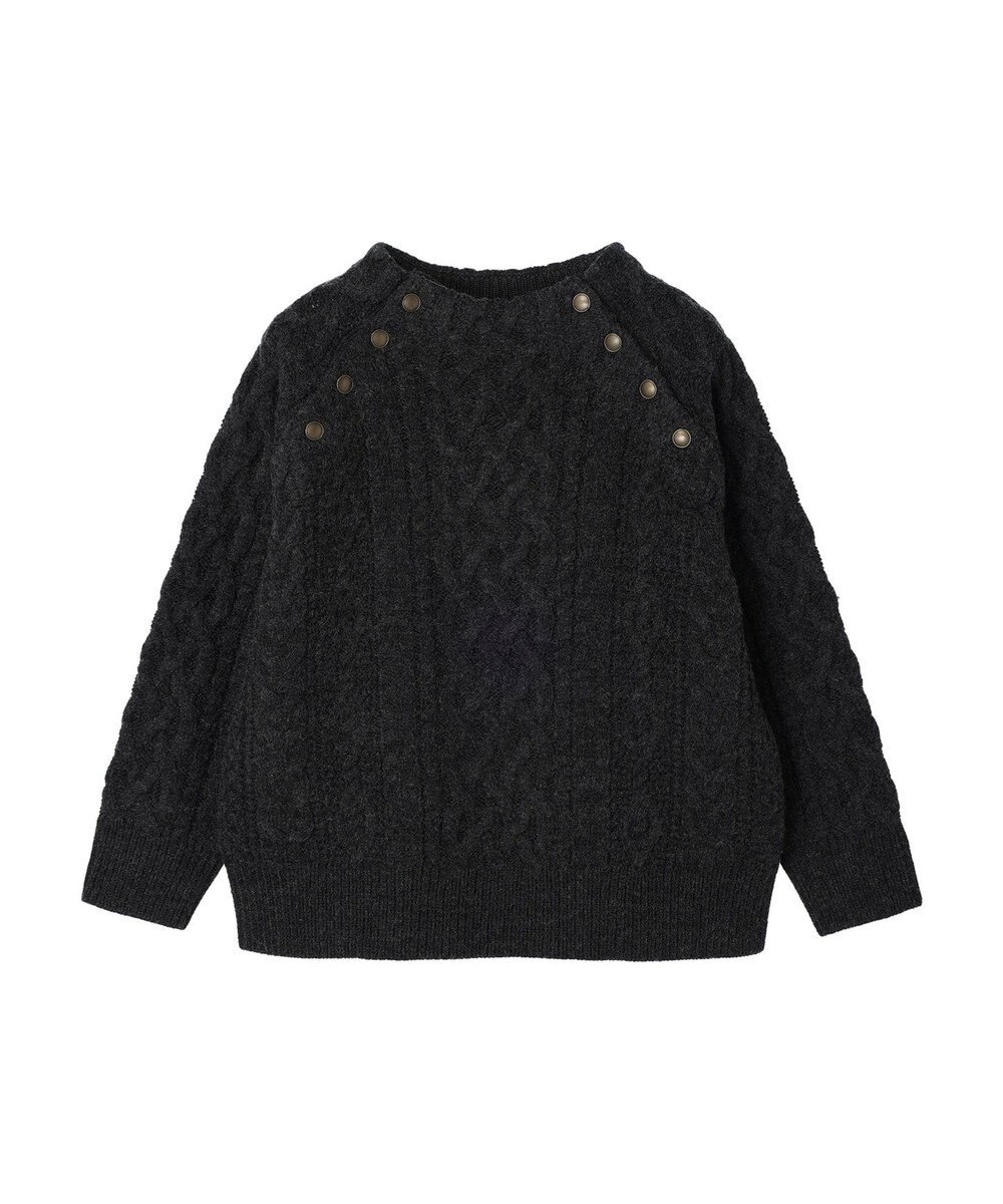 CRAFT STANDARD BOUTIQUE ラグランケーブルニットプルオーバー　 