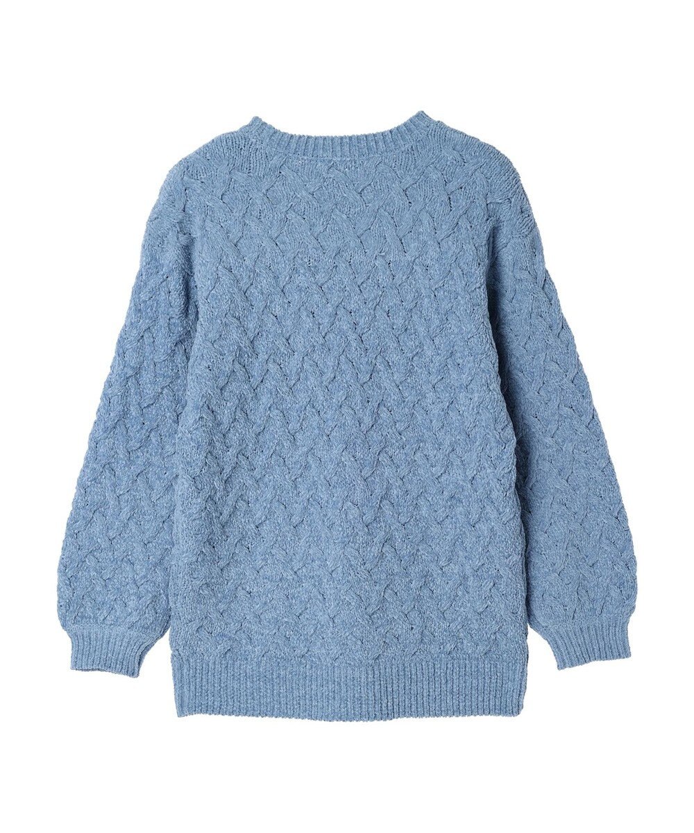 CRAFT STANDARD BOUTIQUE 洗えるモールケーブルニットチュニック 