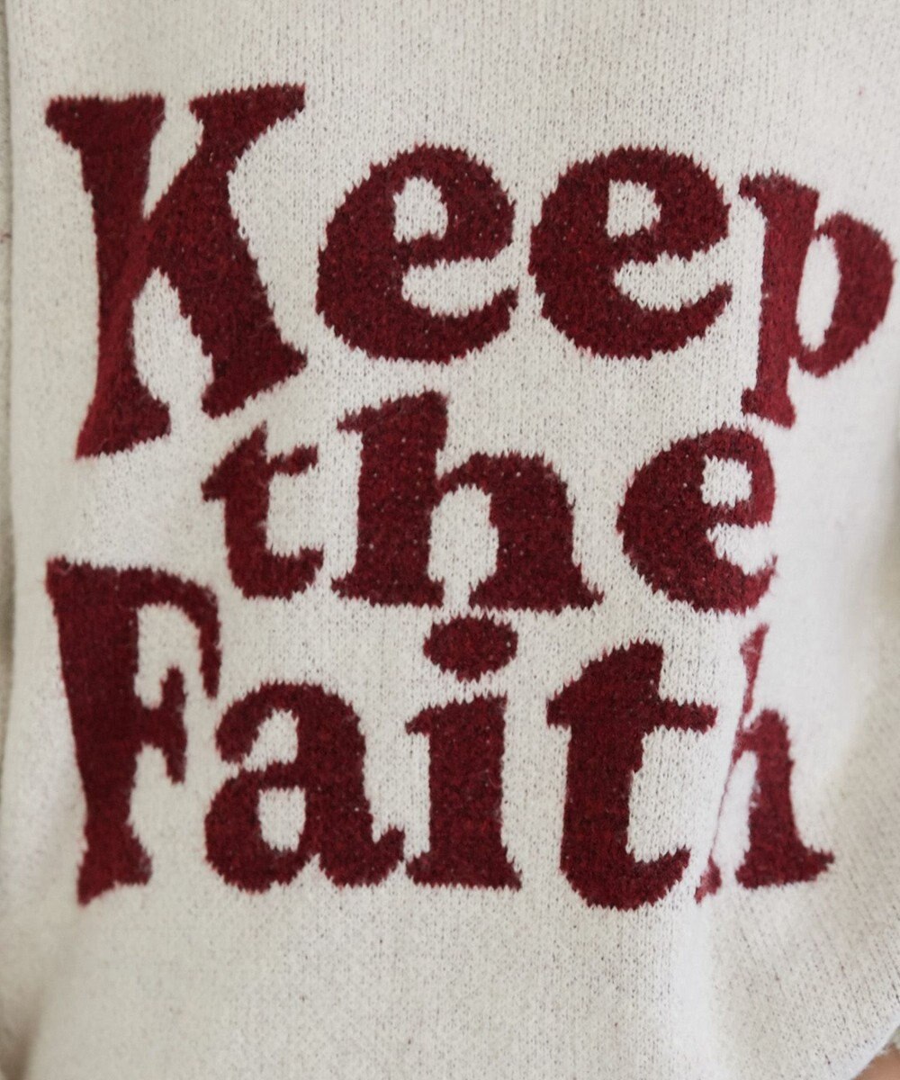 WEGO フラッフィーグラフィックBIGニットプルオーバー 