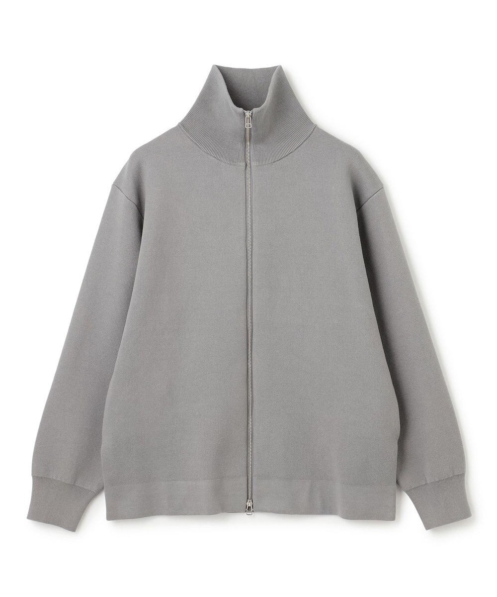 UNFILO MENS 【男女兼用/新色追加】スウェットライク ジップ タートルネックニット [24年秋冬商品] 