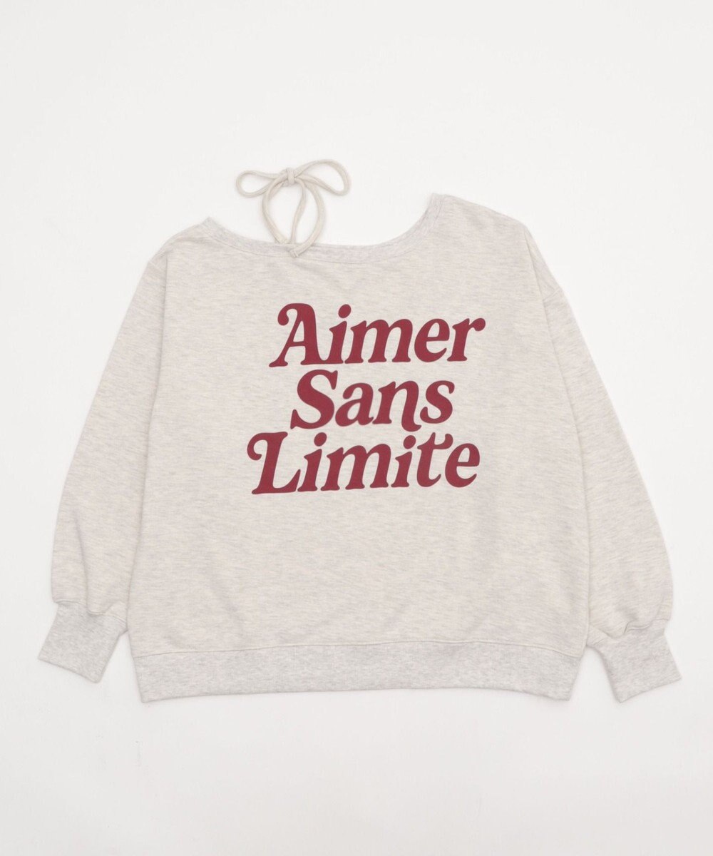 WEGO 【25年秋冬新作】2WAYグラフィックワンショルBIGスウェット 