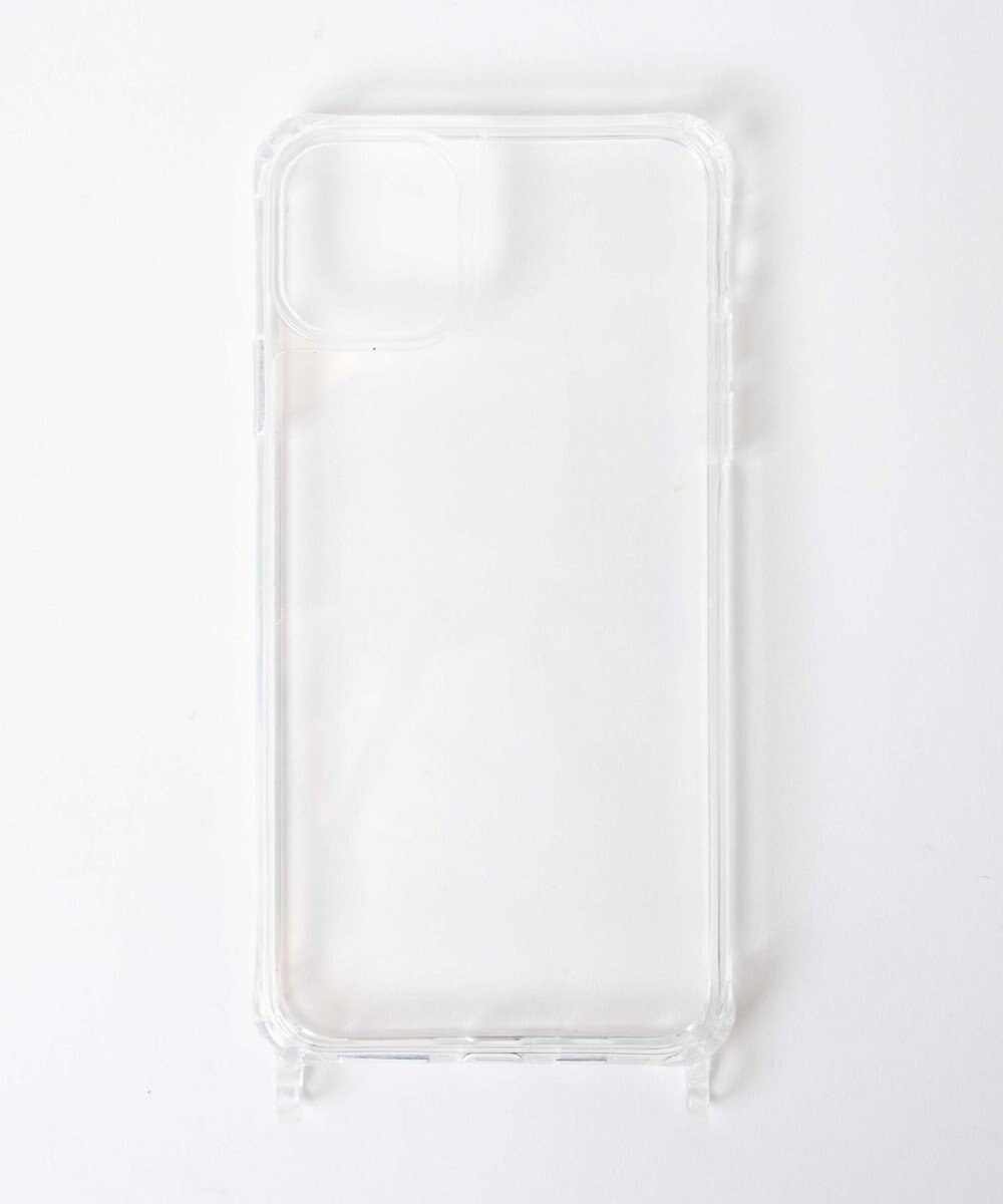 WEGO ストラップホール付きクリアiphoneケース 