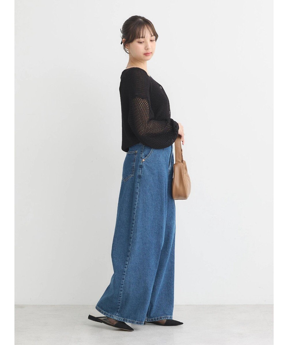 earth music&ecology メッシュカーディガン 