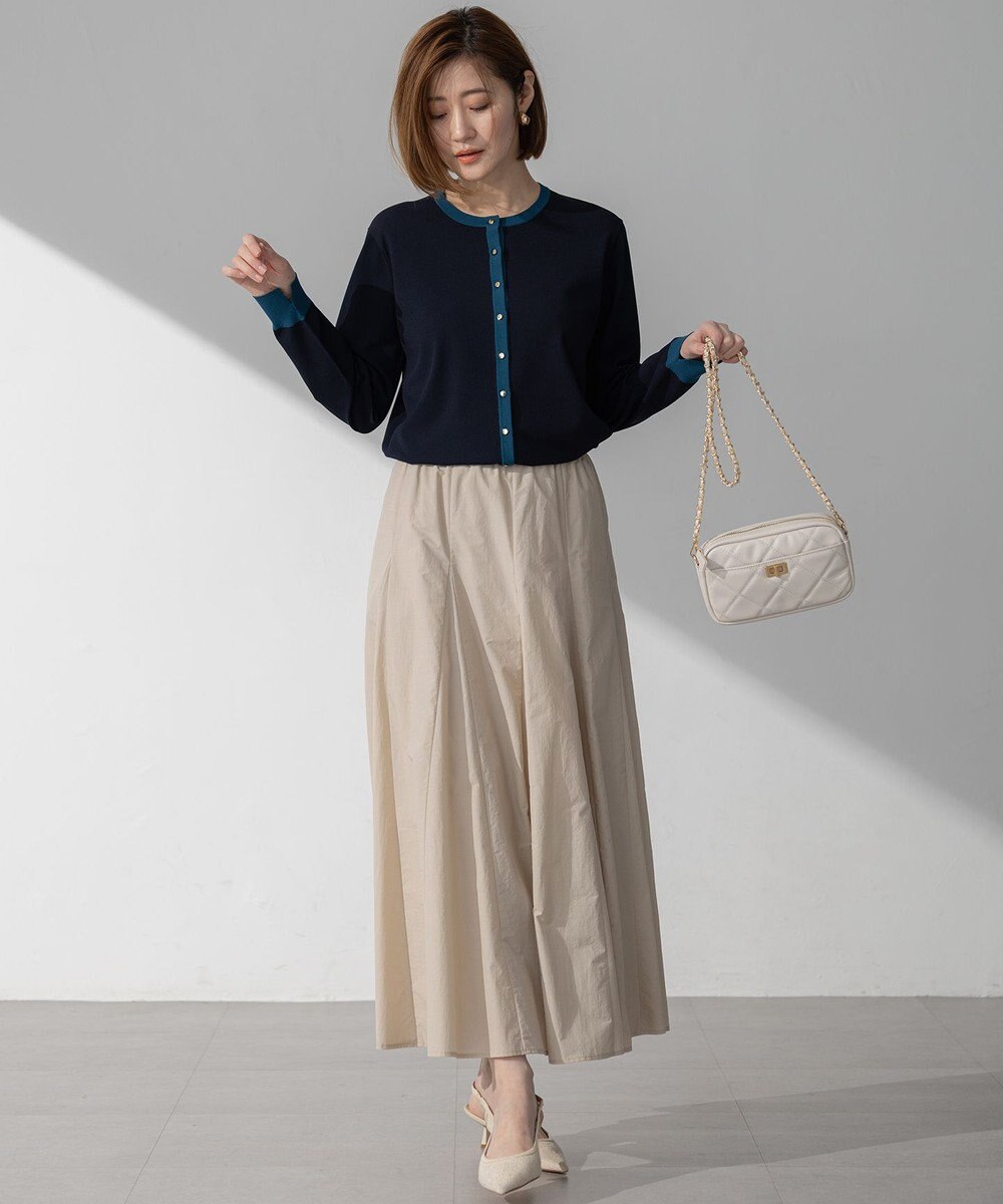 23区 S 【洗える】レーヨンポリエステルストレッチ カーディガン 