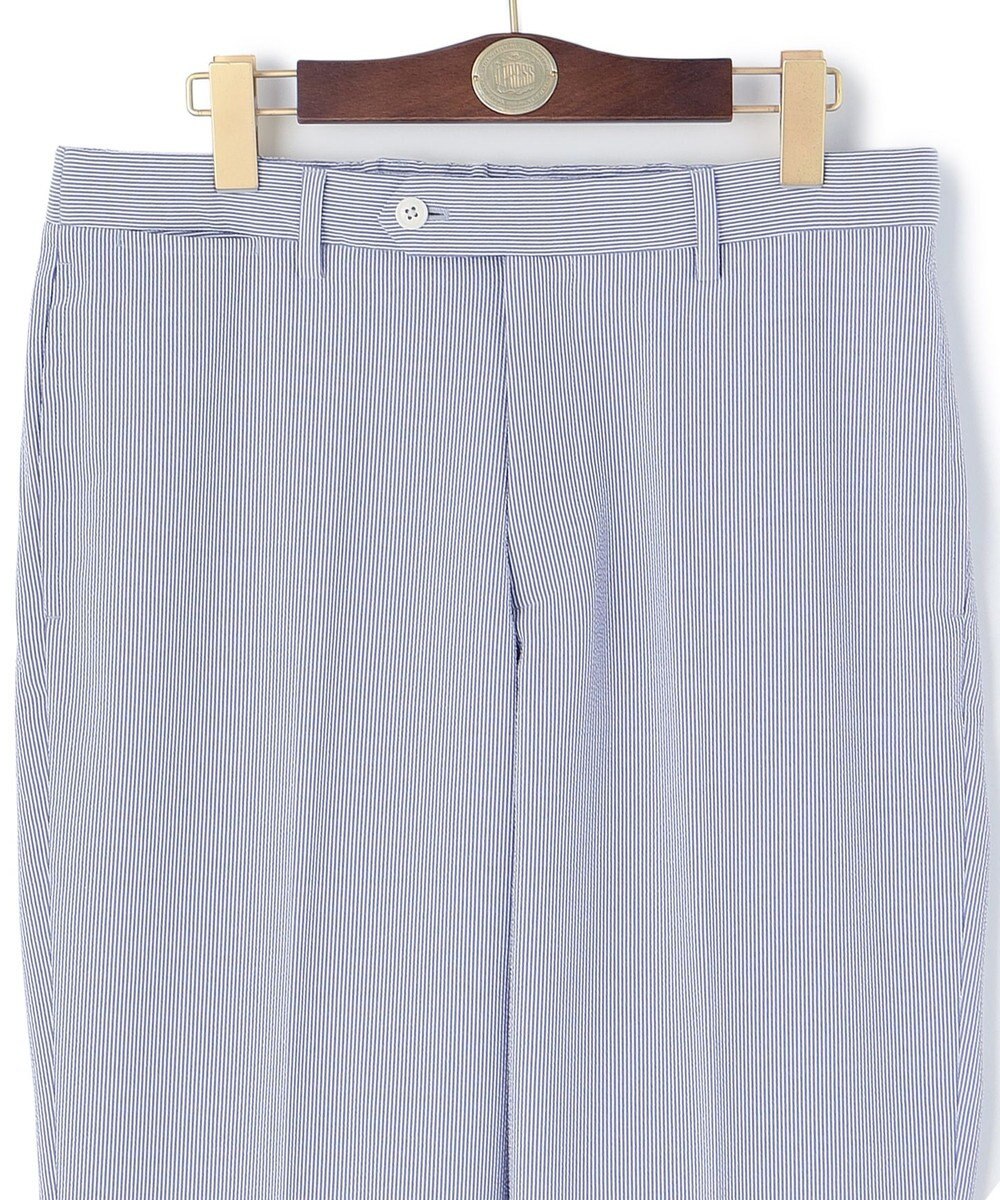 J.PRESS MEN 【WEB限定】サッカーシャドーストライプ イージーパンツ 