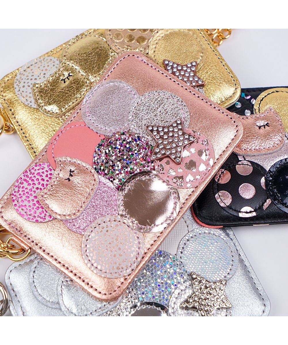 tsumori chisato CARRY 新マルチドット パスケース 定期入れ 【キラキラでかわいい！本革のやわらかな風合い】 
