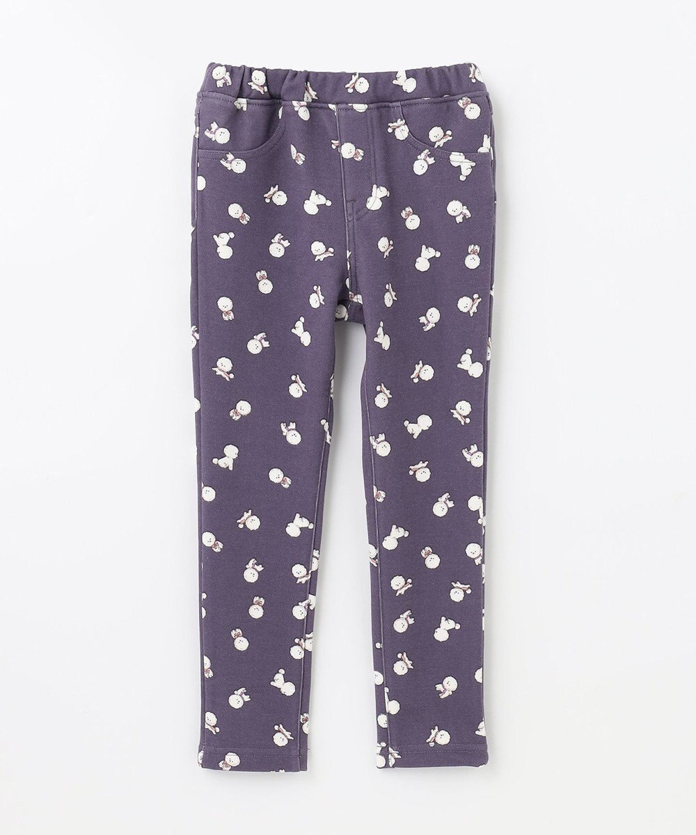 ANY KIDS 裏シャギー総柄ガーリーパンツ 