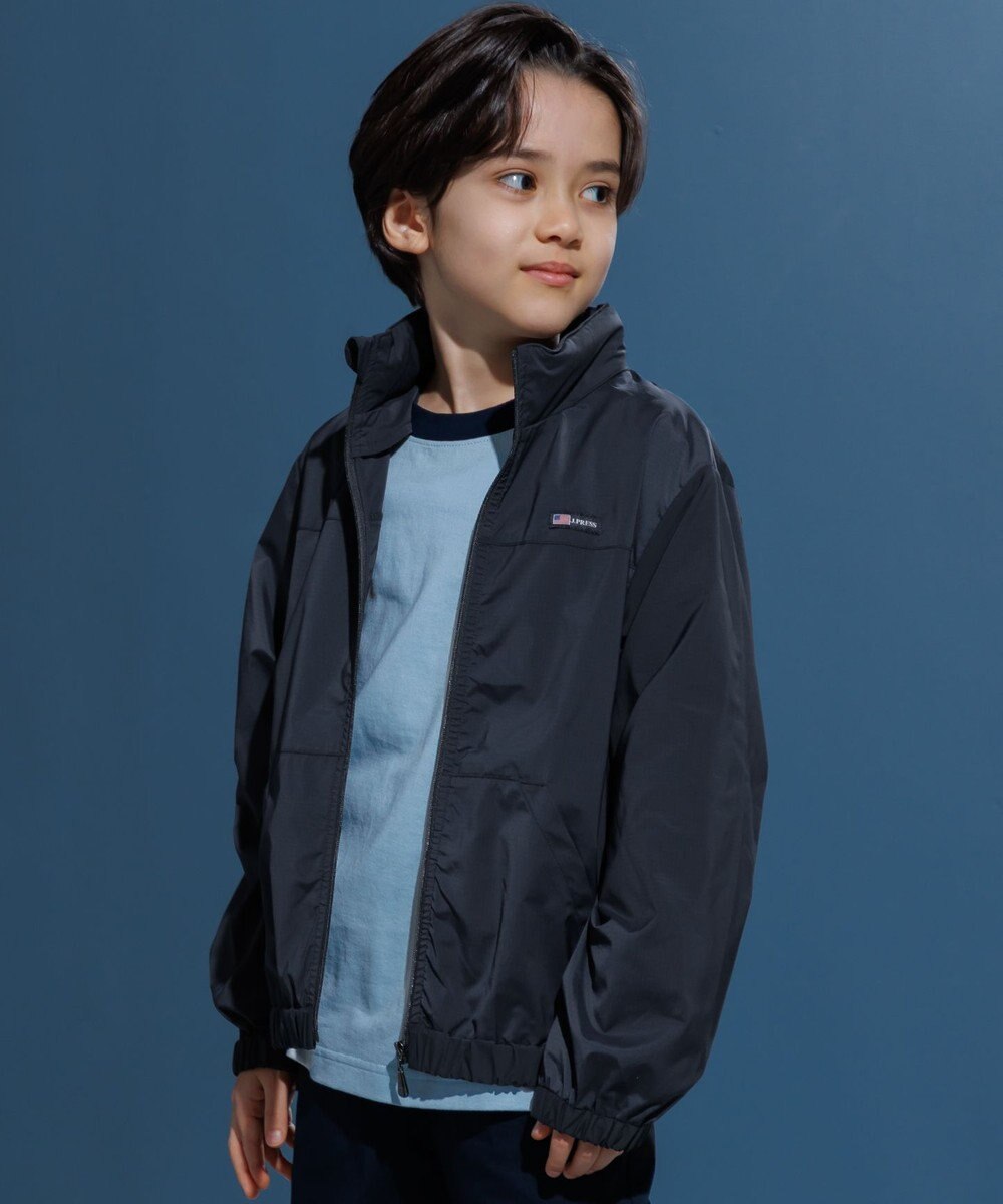 J.PRESS KIDS 【撥水】【100-130㎝】バックロゴ ポケッタブル ブルゾン 