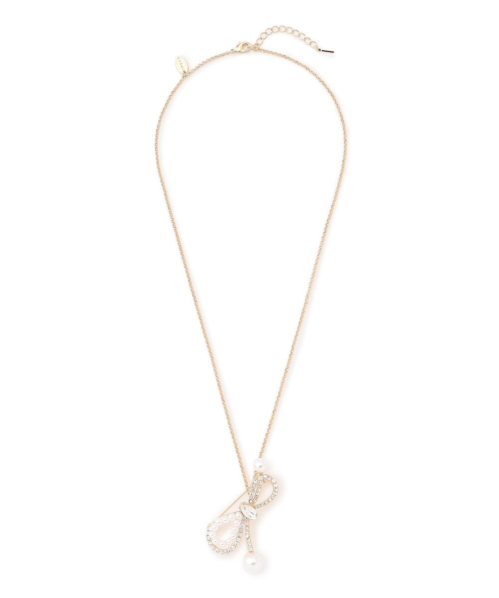 TOCCA 【八木アリサさん着用】SHAKE RIBBON 2WAY BROOCH NECKLACE ブローチネックレス 