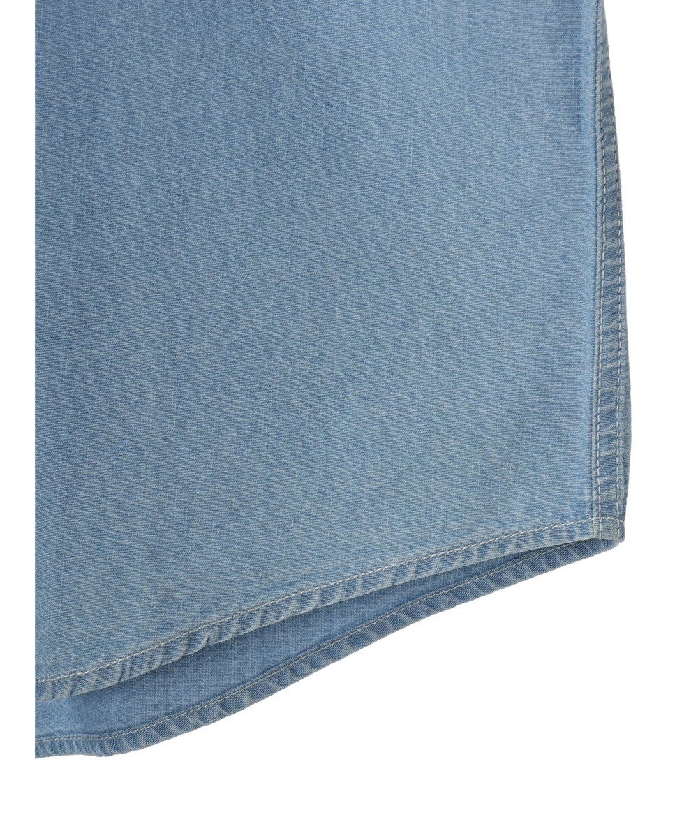 Green Parks ミディ丈デニムシャツワンピース 