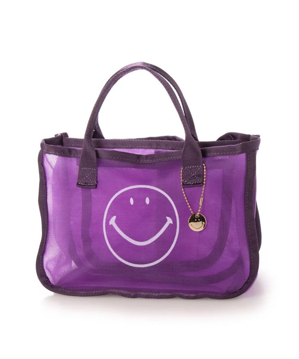 UNBILLION cachecache スマイルモチーフメッシュバッグインバッグ 