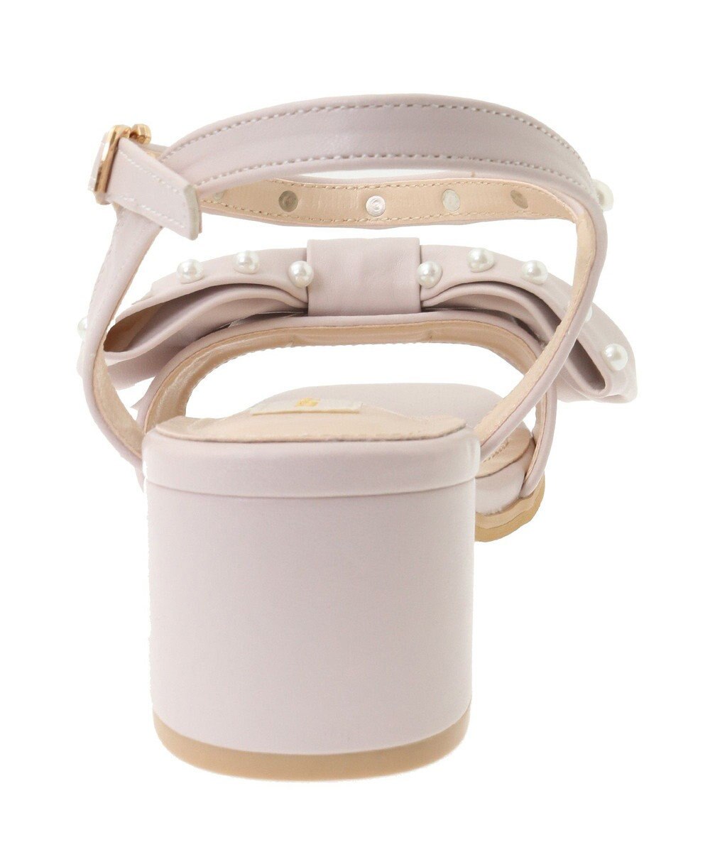 Maison de FLEUR パールリボンサンダル 