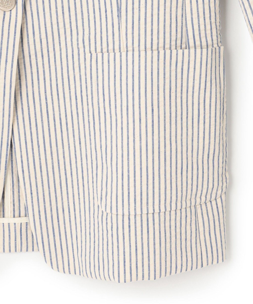 23区 S 【洗える】サッカーストライプ ジャケット 