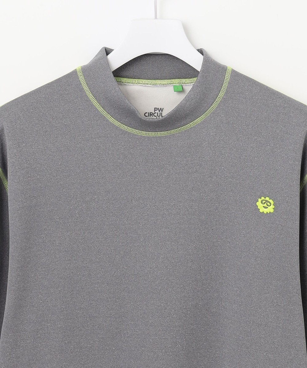 PW CIRCULUS 【裏起毛/防寒】【MEN】ステッチポイント モックネック 