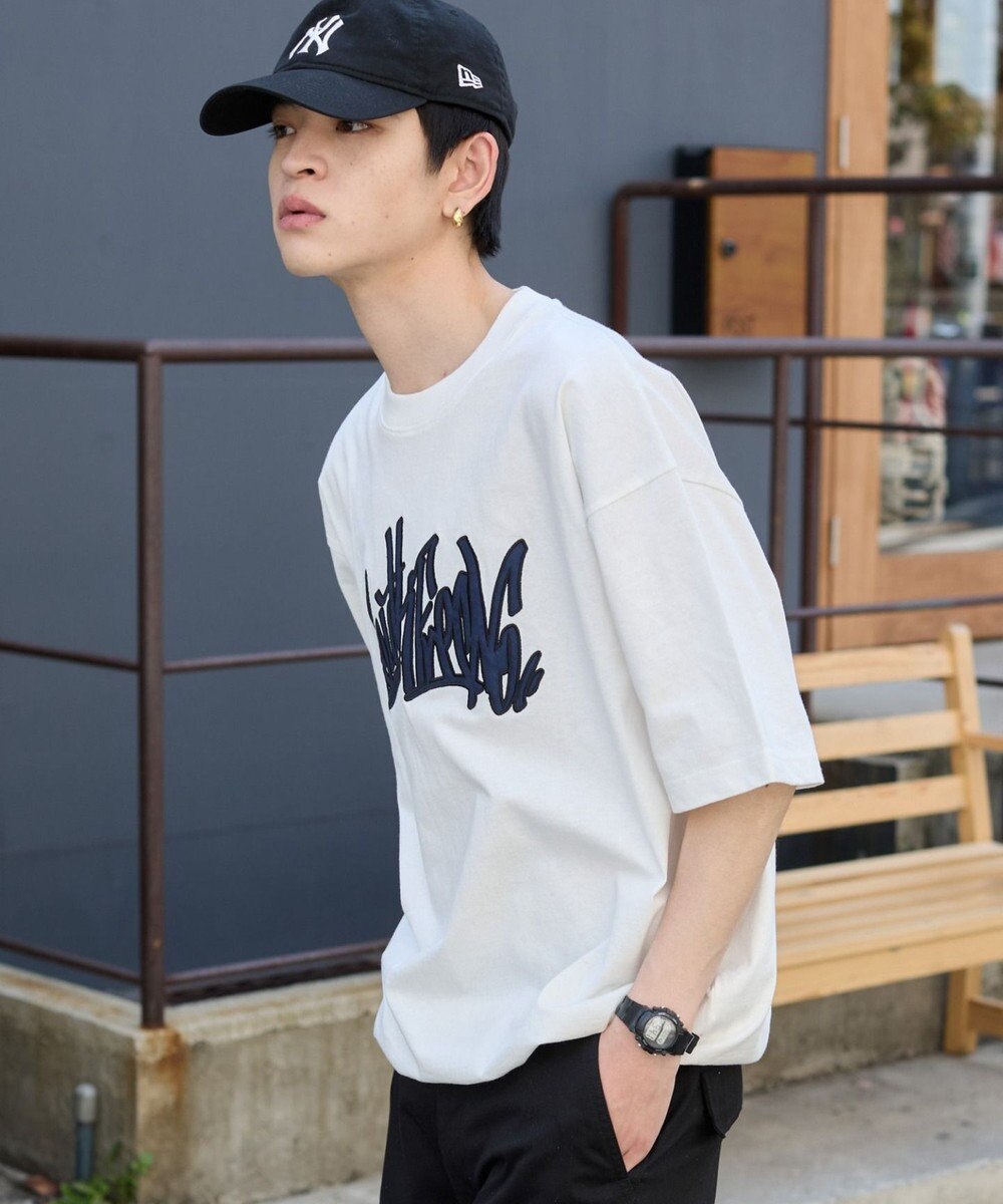 WEGO 【ユニセックス着用ITEM】ワッペンロゴドロストBIG　T（SS） 