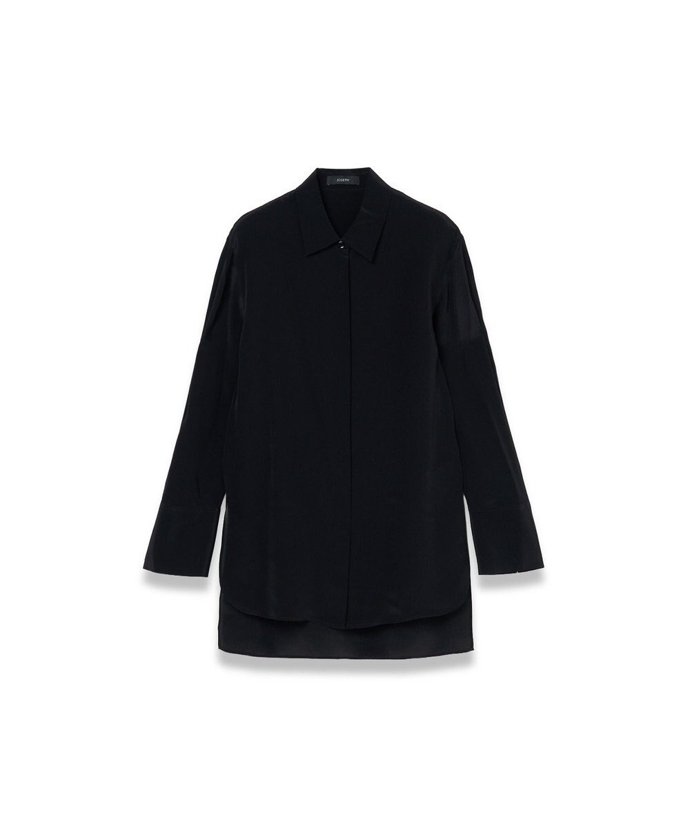 JOSEPH 【WEB＆OUTLET限定】CDC ブレンド シャツカラーブラウス 