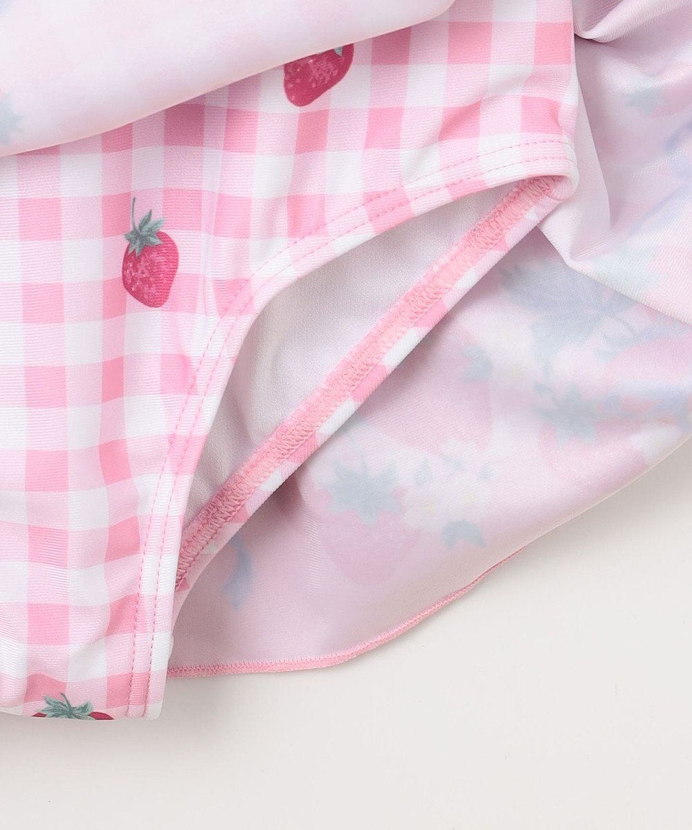 ANY KIDS ギンガム×フルーツ ワンピース水着 