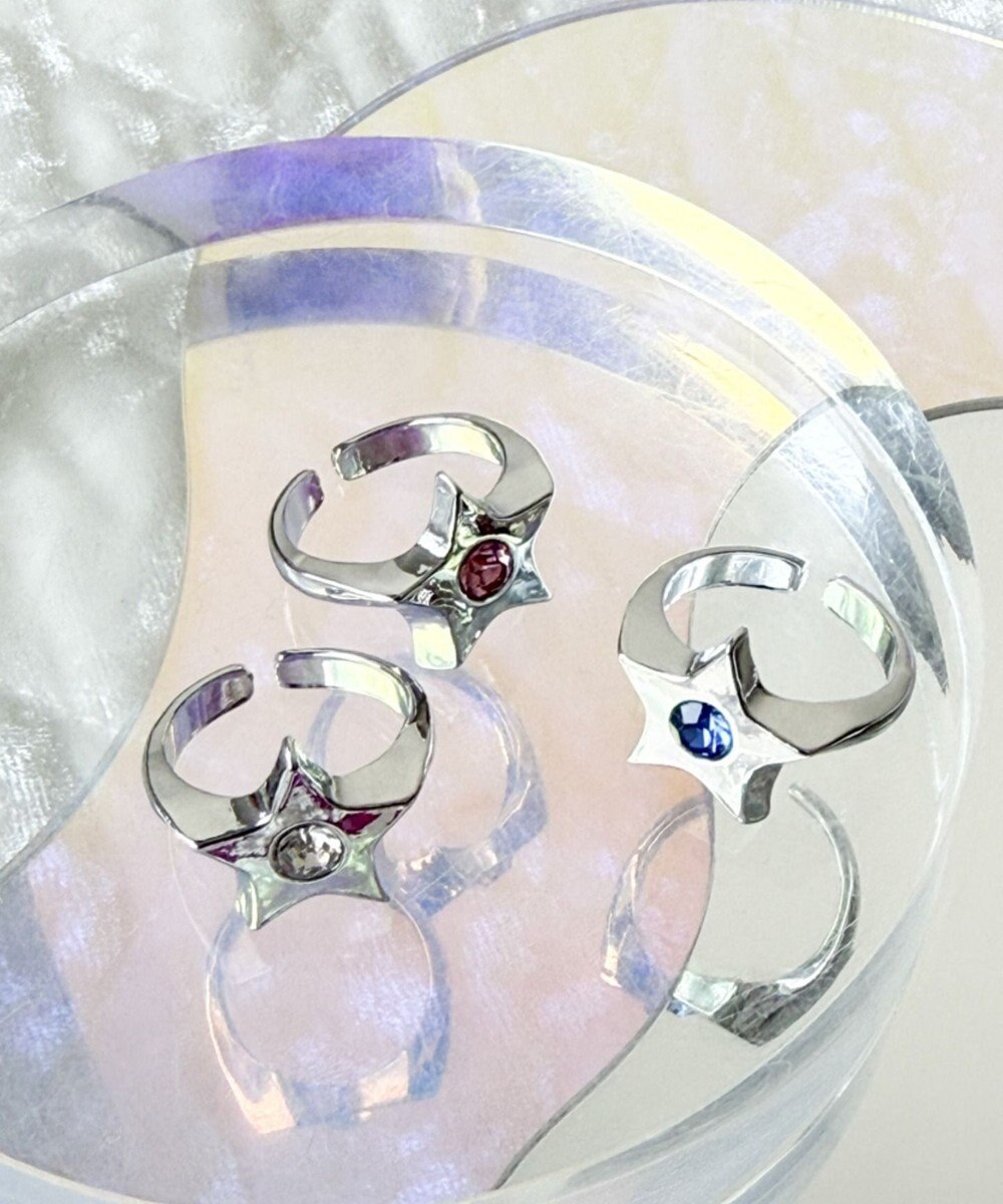 WEGO Lストーンモチーフリング 